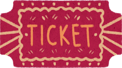 Handdrawn Textured Circus Ticket